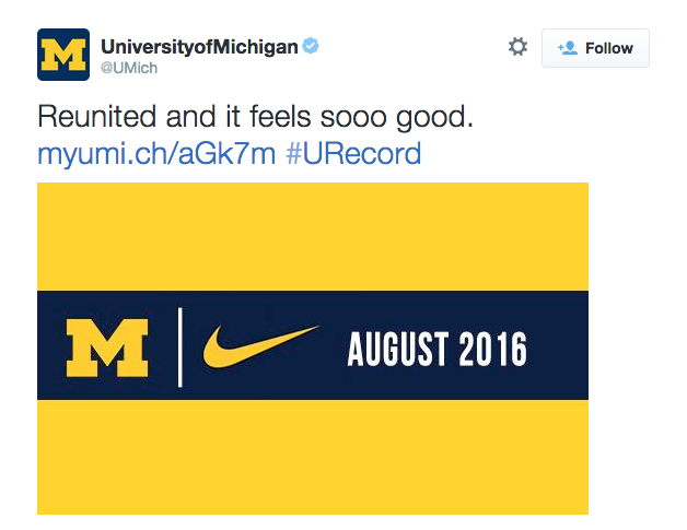 university of michigan nike sneakers